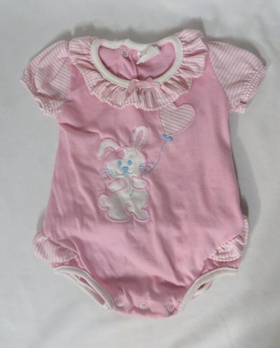 pink ruffle onesie