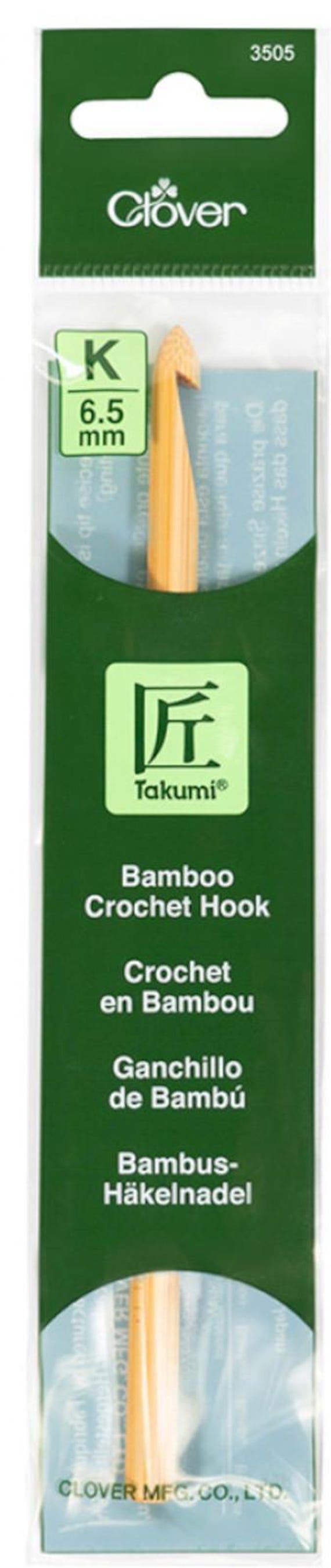 Clover Bambus Hkelnadel Takumi Gre K 6,5mm 3505 - Etsy.de