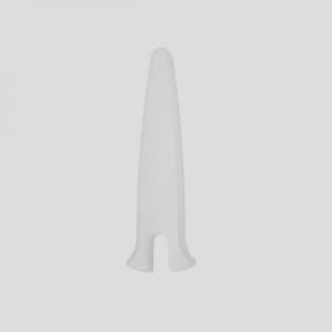 May include: White plastic tool with a pointed tip and a split end, designed for removing small objects from tight spaces.