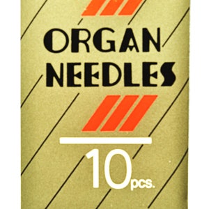 10 Organ Titanium 134DIA DPX8 Leather Sewing Needles For Industrial Machines 
