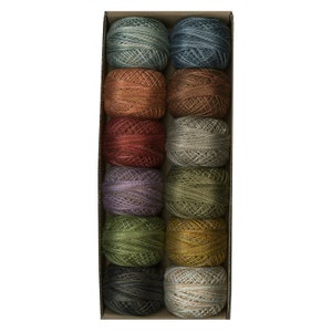 Valdani Pearl Cotton Ball Taglia 12 109yd Tutta la Notte