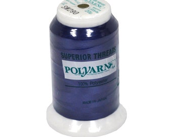 Superior Threads Polyyarn Blue Textured Polyester Serger Thread