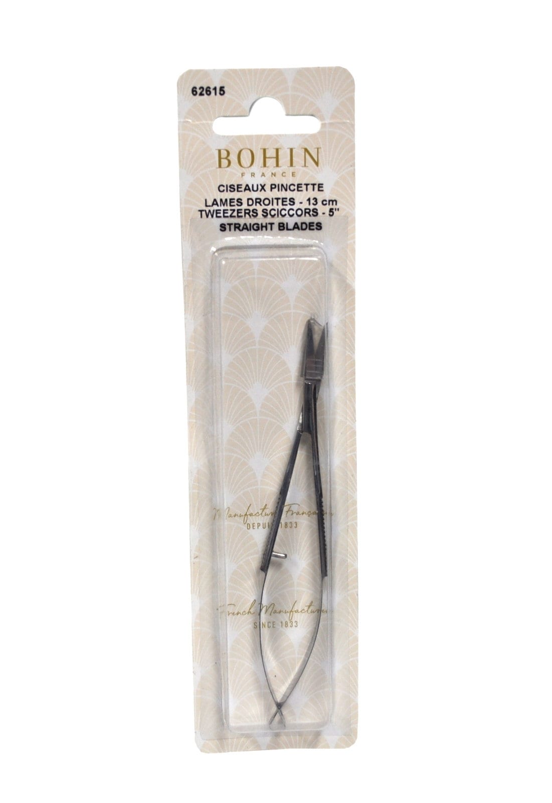 Bohin Inch Tweezer Scissors Straight Blades 62615 Etsy
