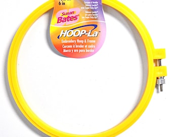 Susan Bates Hoop-La Embroidery Hoop 6 Inch