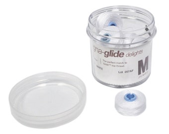 Fil-Tec Magna-Glide Delights Poly Style M Prewound Bobbins White