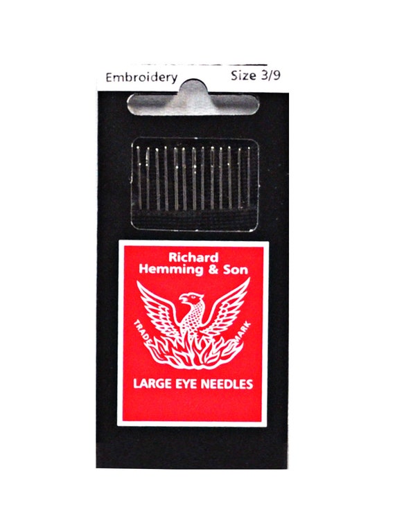 Embroidery Size 8 Made in England Richard Hemming Needles