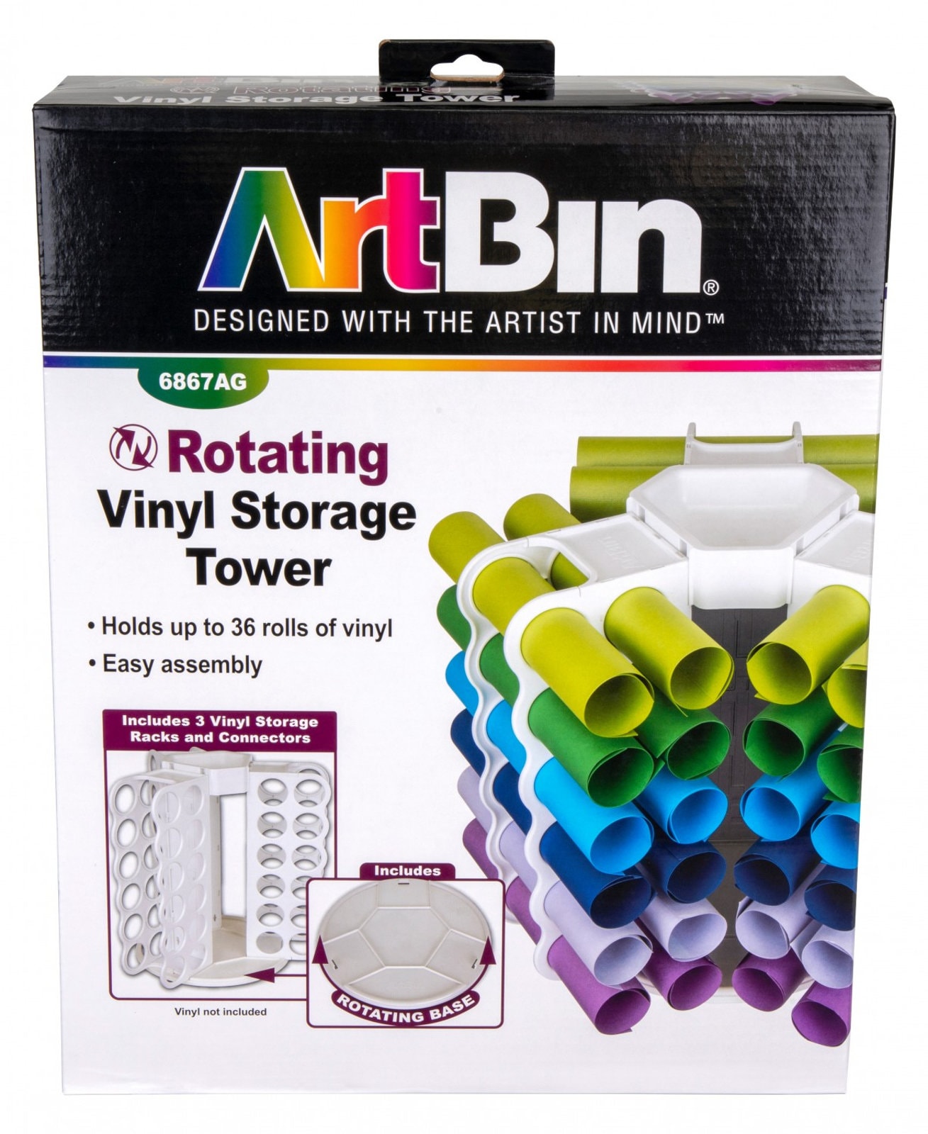Artbin Rotating Vinyl Storage Tower 6867AG - Etsy