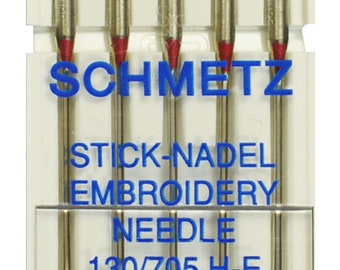 SCHMETZ Embroidery Sewing Machine Needles Size 14, E-90B