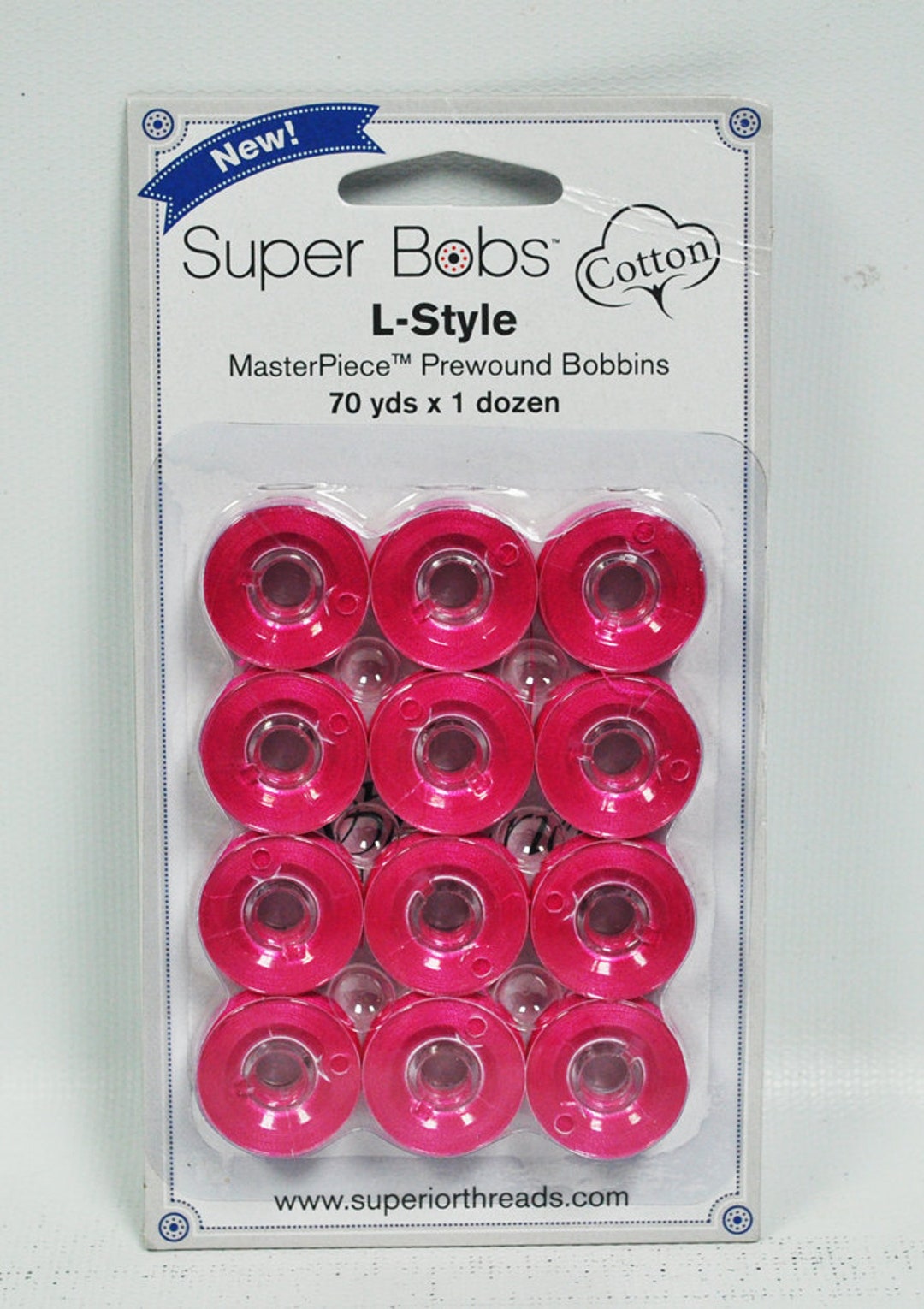 Super Bobs Masterpiece Cotton 70yd Prewound Bobbins 12ct L-style Picaso ...