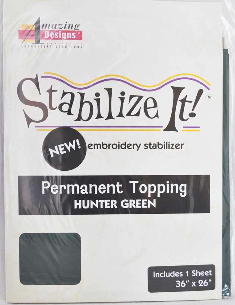 Heavy Tearaway Embroidery Backing Stabilizer 8x8 200 Precut Sheets 