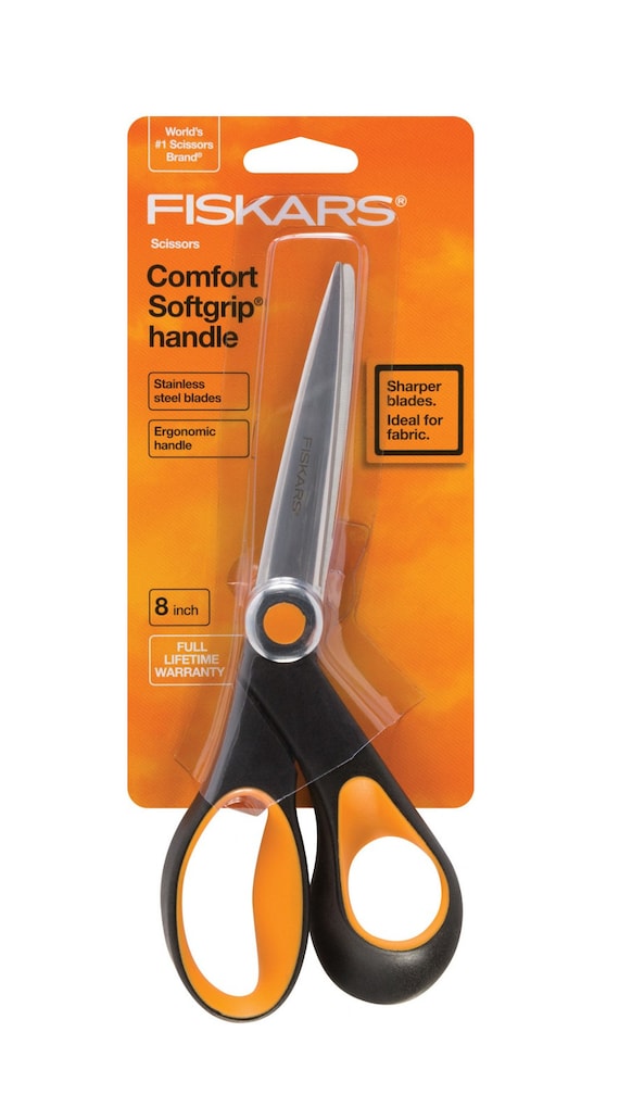 Fiskars Home Office Scissors 8 Straight, Orange