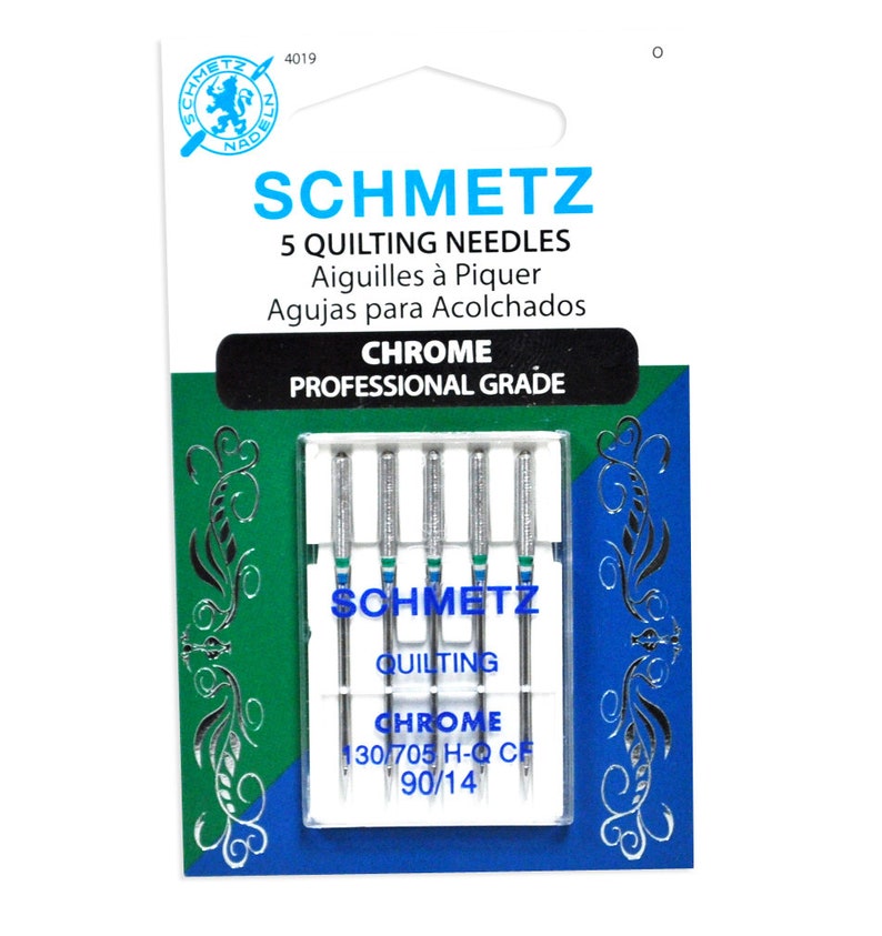 Schmetz Chrome Quilting Needle 5 Ct, Size 90/14 Etsy
