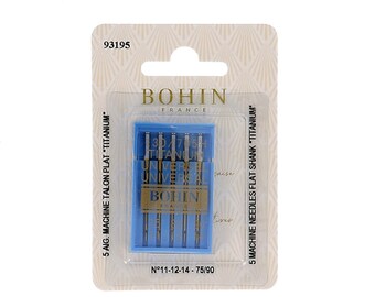 Bohin Titanium Sewing Machine Needles 75/90 5ct