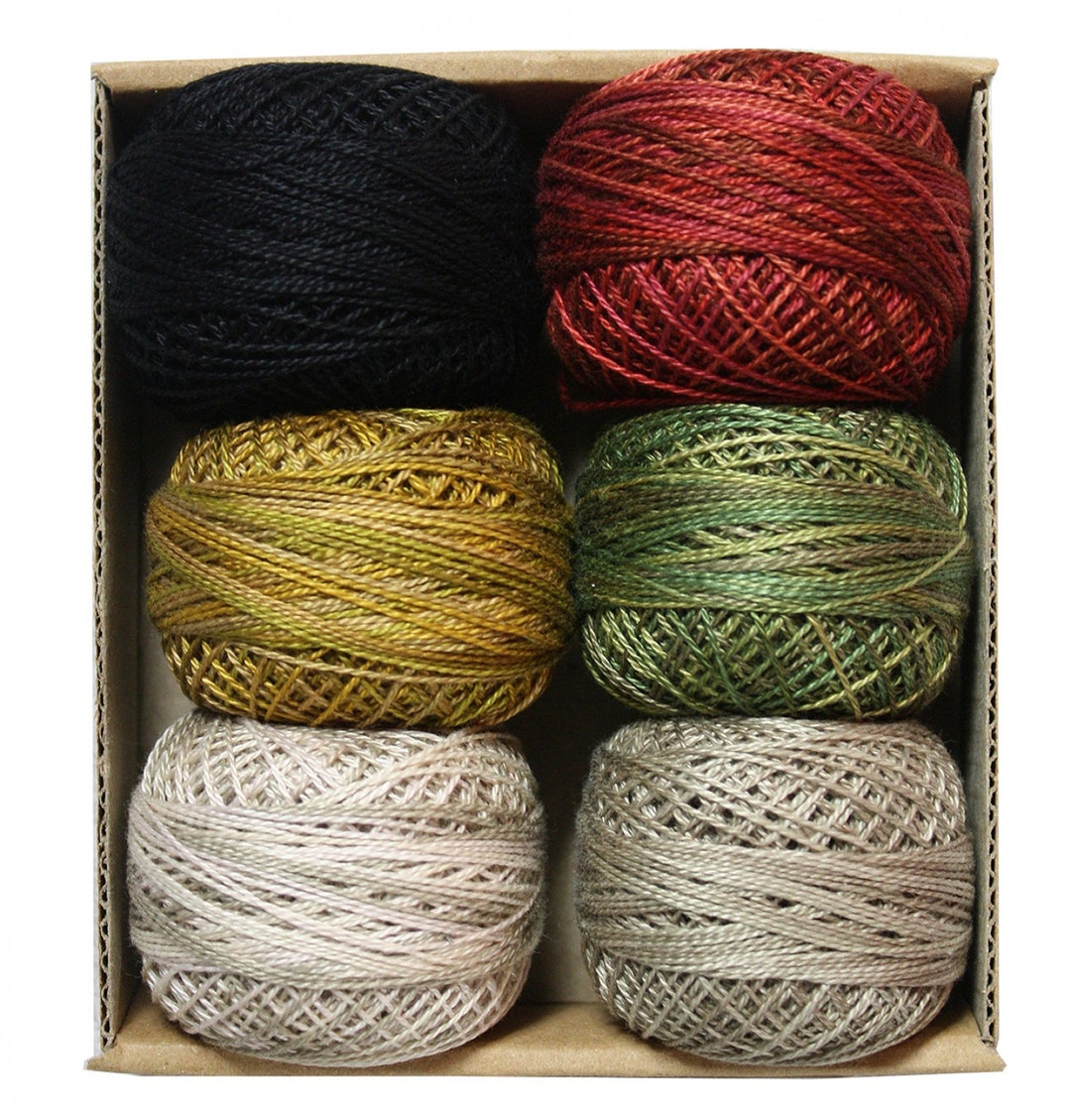 Valdani Pearl Cotton Ball Sz12 109yd 12 Colors Two Vibrants
