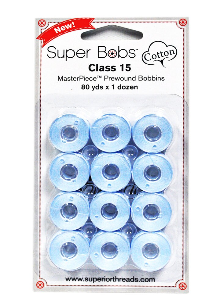 Super Bobs Cotton Class 15 Bobbins