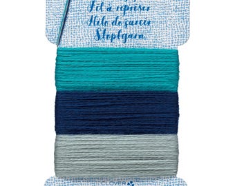 Stopgaren Clover blauw 7952