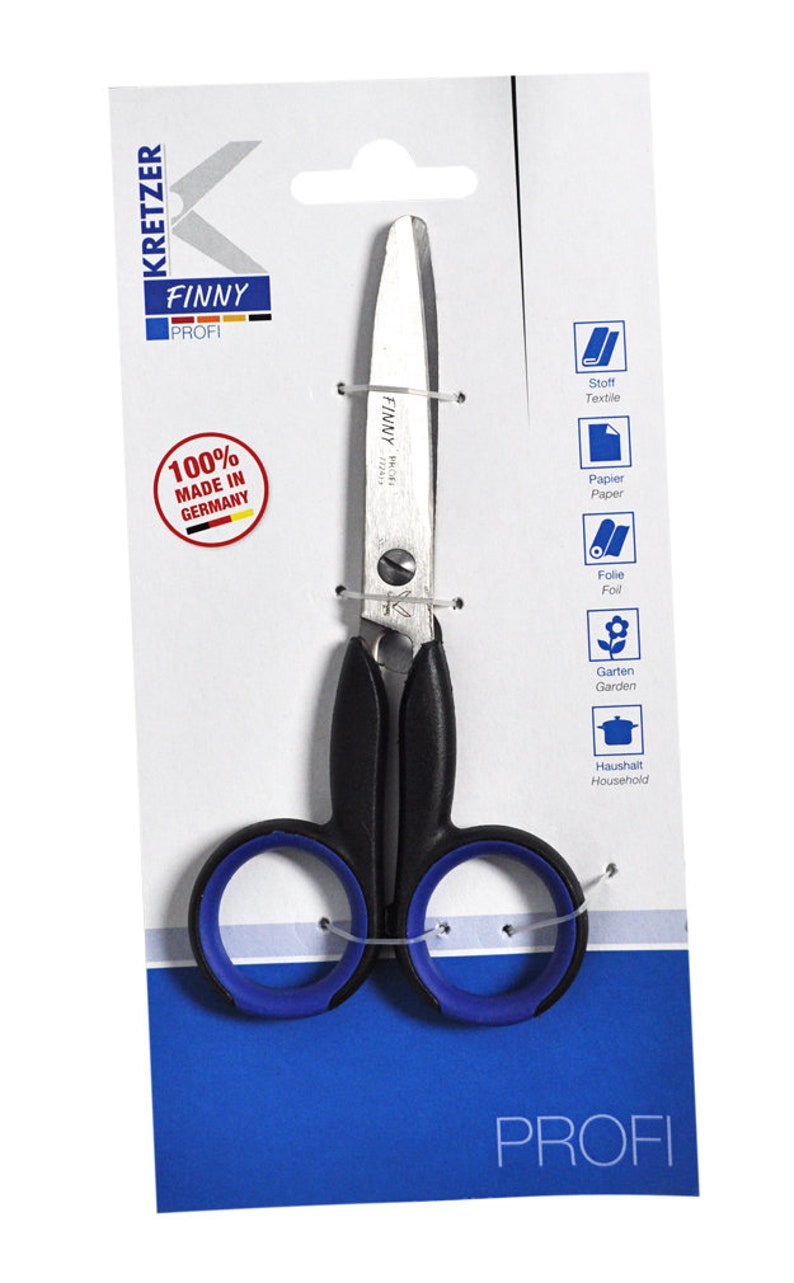 Kretzer Finny Profi Straight 5 Inch Round Tip Scissors - Etsy