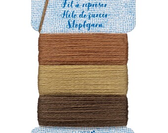 Clover stopgaren bruin 7955