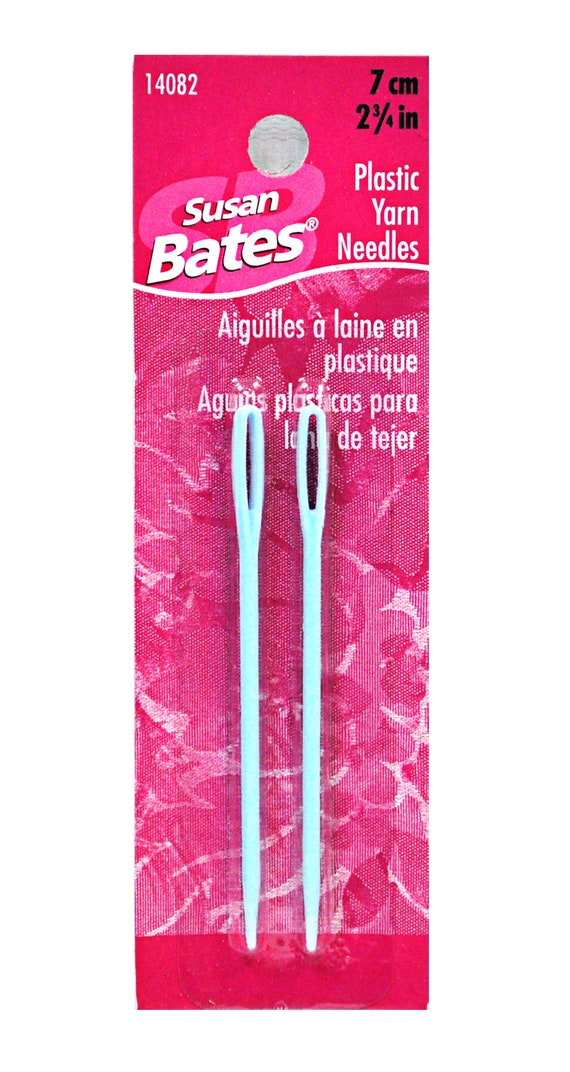 Susan Bates Luxite Plastic Yarn Needle 2 3/4 Inch 