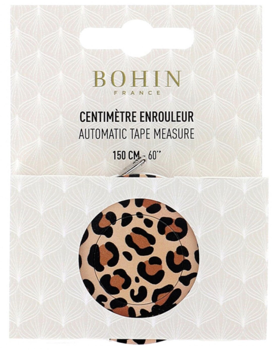 Crayon à Craie BOHIN France Safari Zèbre – Pour Marquer Le Tissu, Couture, Quilting | Blanc, Taille Standard, Imprimé Animalier