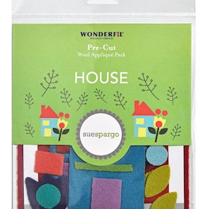 Sue Spargo Pre-Cut Wool Applique Pack - House Colorway 2