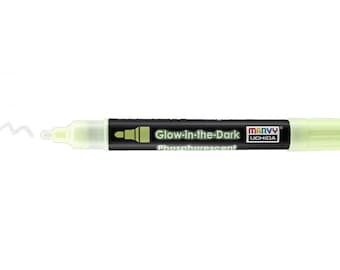 UCHIDA Glow in the Dark Phosphoreszierende DecoFabric Marker