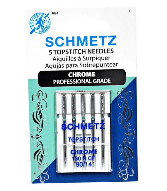 Chrome Embroidery Schmetz Needle 5 ct, Size 75/11 - 1 Package Chrome Embroidery Schmetz Needle 5 ct, Size 75/11 - 1 Package