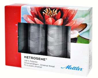 Mettler Metrosene 4 Spool Thread Set Grey