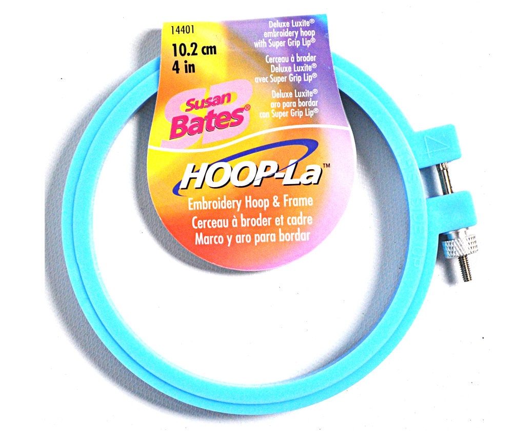 Bates Hoop-La Plastic Embroidery Hoop 4- - 077216002029