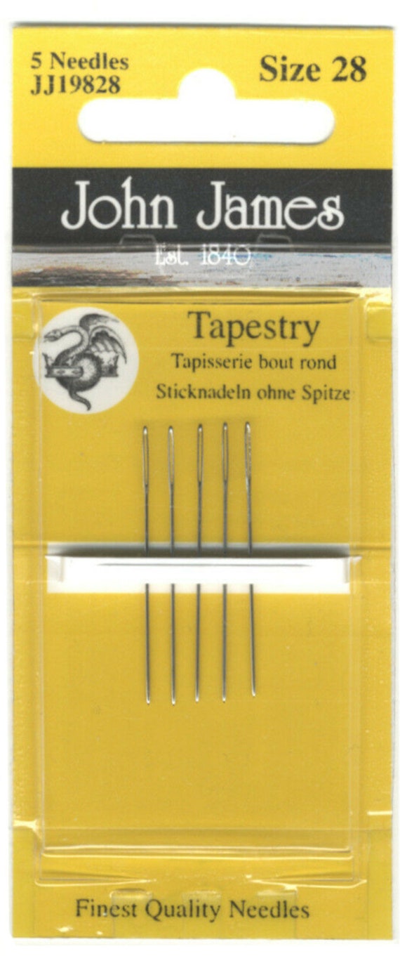 John James Tapestry size 28 needles