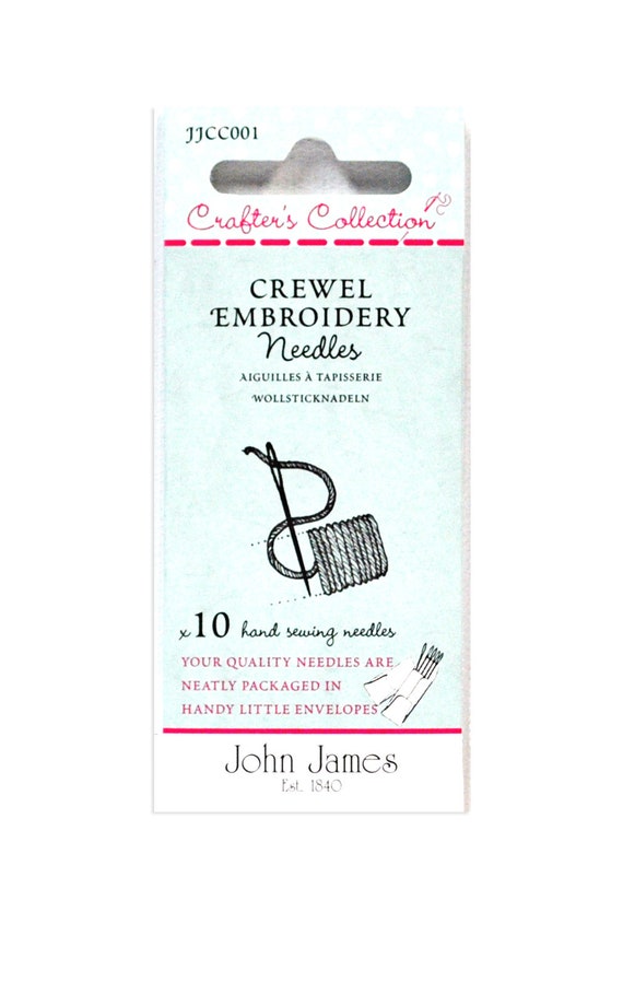 John James Embroidery Needles - Size 10