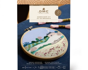 DMC Spring Landscape Embroidery Kit TB192