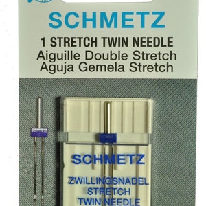 Schmetz Sewing Machine Stretch Twin Needle 1774