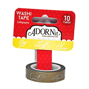ADORNit Calligraphy Washi Tape