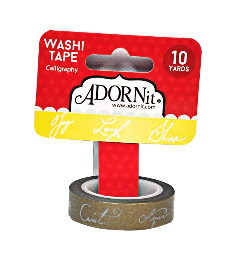 ADORNit Kalligraphie Washi Tape Bild 1