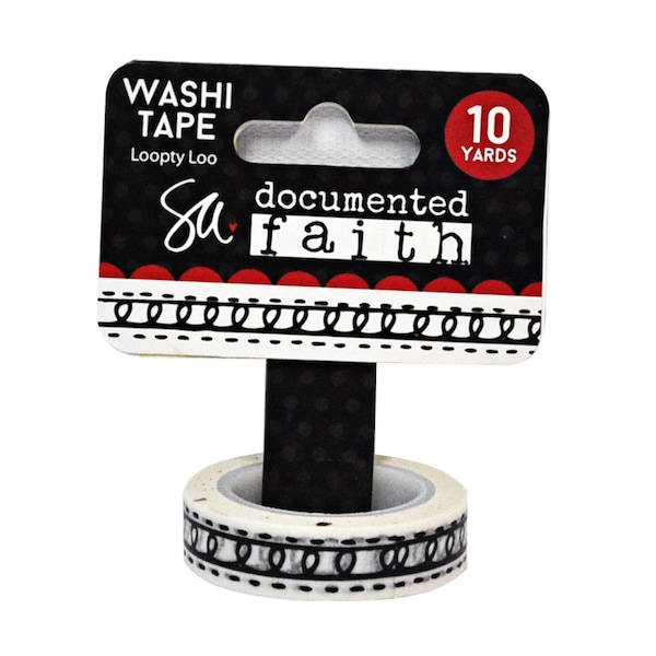 ADORNit Dokumentierte Glaube Loopty Loo Washi Tape