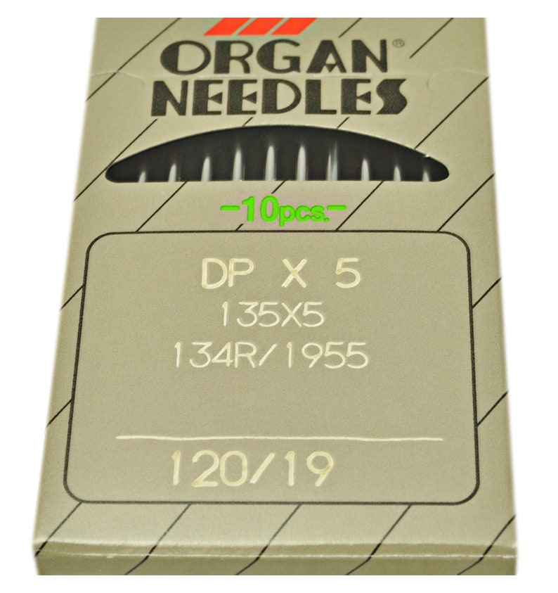 1955 SIZE:80 12 INDUSTRIAL SEWING MACHINE NEEDLES ORGAN DP X 5 135 X 5 134 R