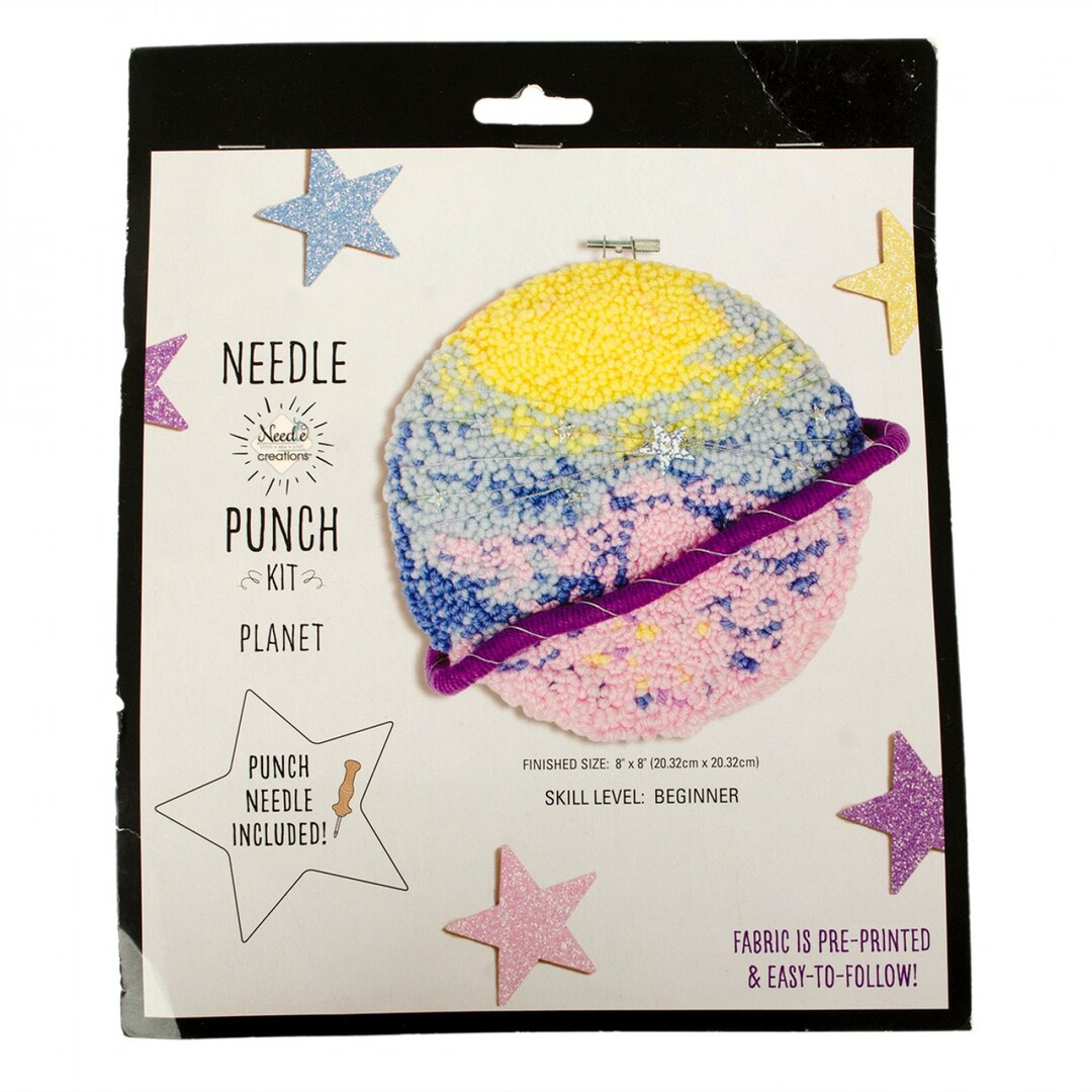 Needle Creations Planet 8 Inch Punch Needle Kit - Etsy