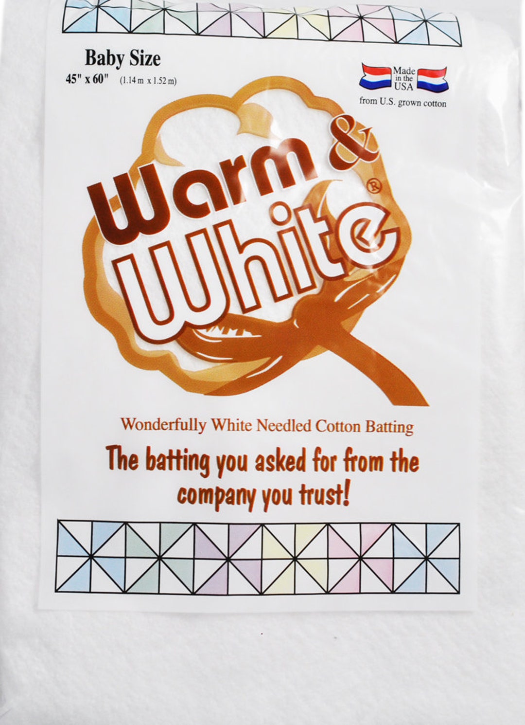 Warm & White Batting Precut Size, Baby Etsy