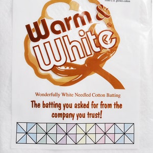 Warm & White Batting Pre-Cut Size, Baby