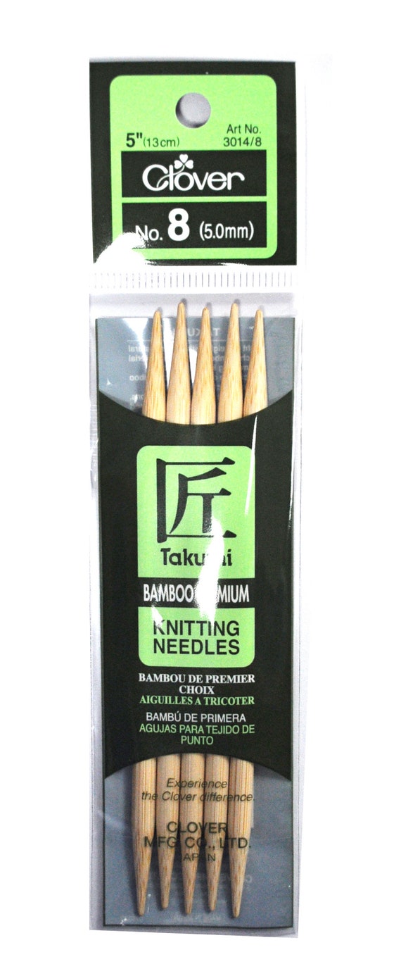 Double Pointed Needles Size 7 Clover Takumi Bamboo Double Point