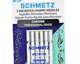 Schmetz Chrome Microtex Nadeln 5 Zählgröße 60/8