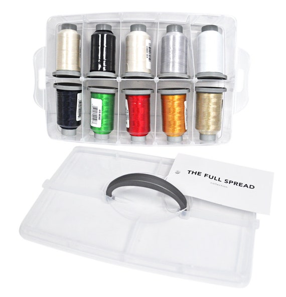 40 weight 1,100 yards Cream Thread by Glide Cream embroidery thread No