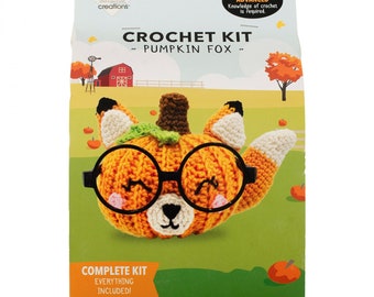 Needle Creations Pumpkin Fox Crochet Kit