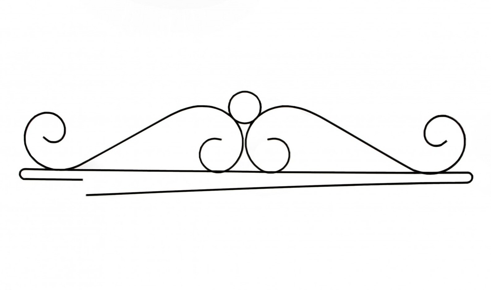 Classic Motifs 36 Inch Wire Scroll Split Bottom Craft Holder - Etsy