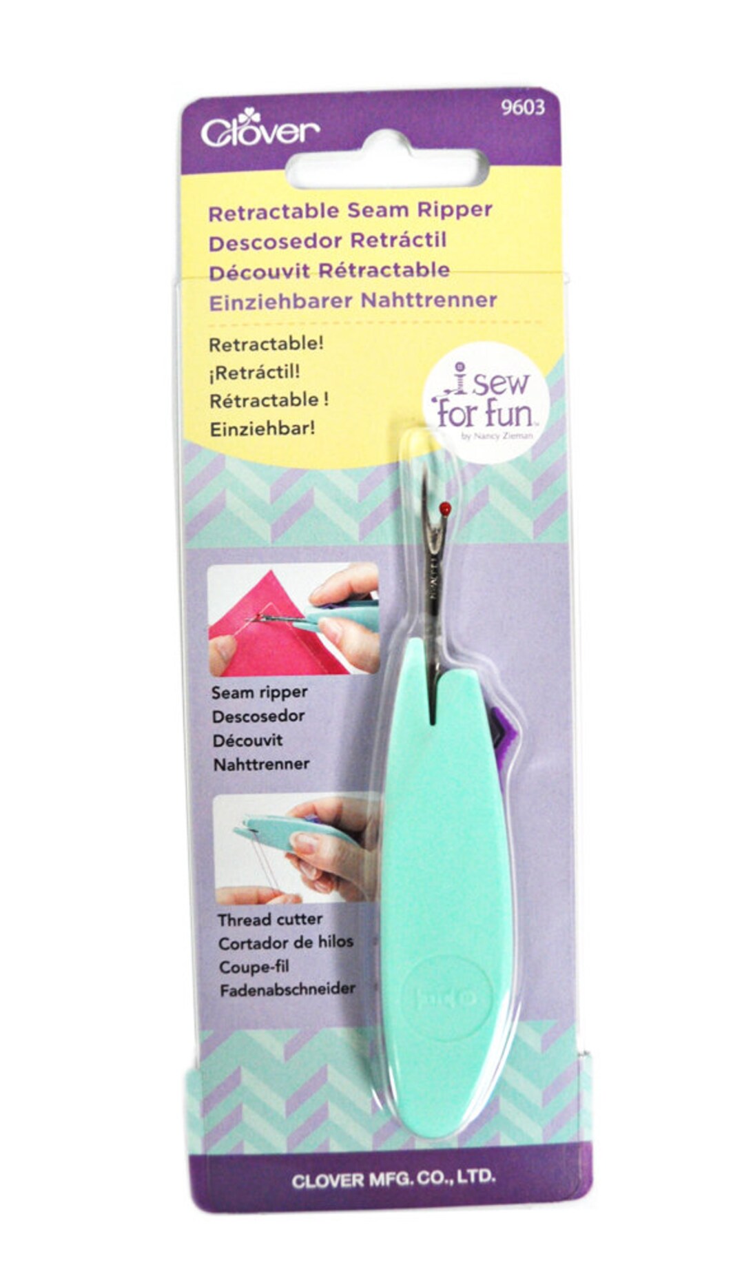 Clover I Sew for Fun Retractable Seam Ripper 9603 - Etsy Australia