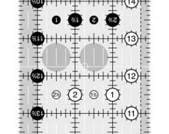 thumbnail image 2 of Creative Grids 3½" X 24½" Quilting Ruler CGR324 – Non-Slip, Precision Cutting For Quilters 2 of 4