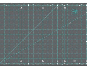 Tapete de corte giratorio de doble cara autocurativo Creative Grids 12 x 18 pulgadas