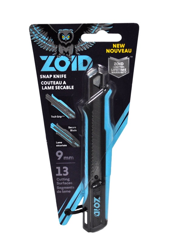ZOID Tools 9mm Snap Knife With Trax-grip - Etsy