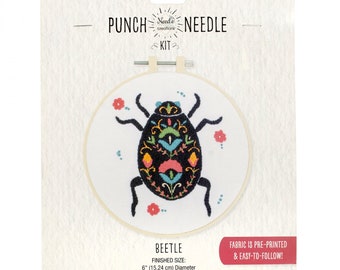 Needle Creations Beetle 6 Inch Punch Needle Kit